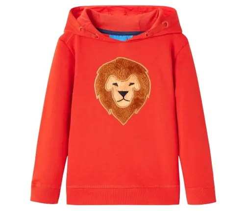 Bērnu Džemperis Ar Kapuci, Sarkans, 104