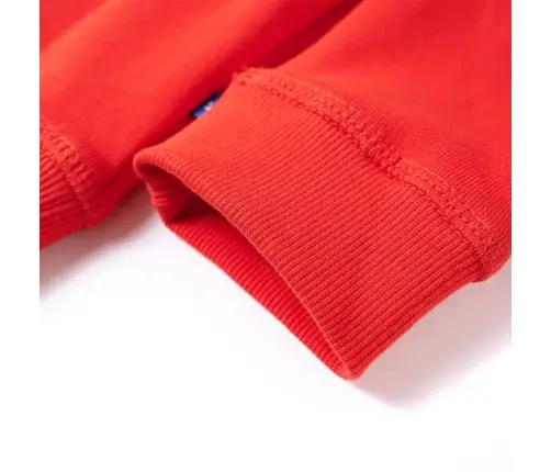 Laste Kapuutsiga Dressipluus, Punane, 128