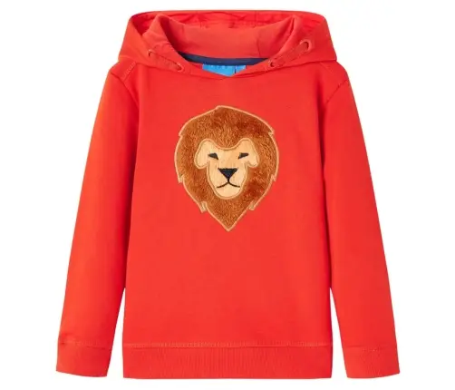 Laste Kapuutsiga Dressipluus, Punane, 140