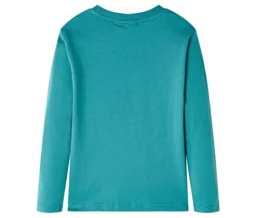 Bērnu Krekls Ar Garām Piedurknēm, Zilganzaļš, 104