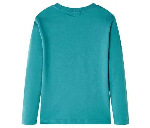 Vaikiški Marškinėliai Ilgomis Rankovėmis, Žydros Spalvos, 116 Dydžio