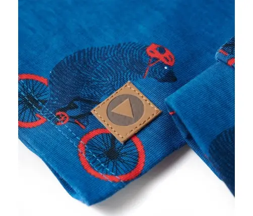 Vaikiška Pižama Ilgomis Rankovėmis, Benzino Spalvos, 140 Dydžio