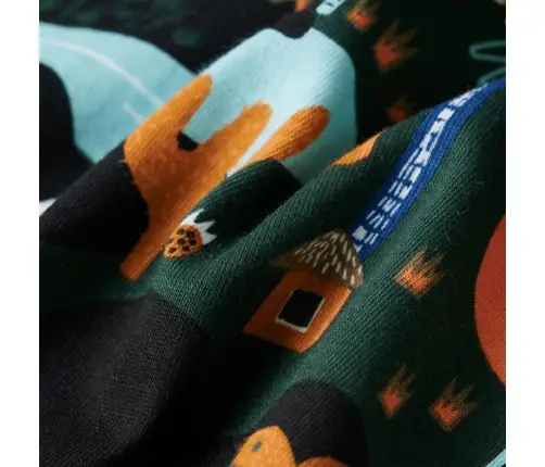 Laste Pidžaama, Pikkade Varrukatega, Tumeroheline, 92