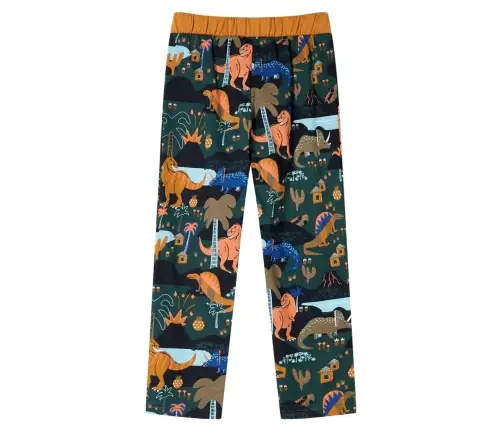 Bērnu Pidžama Ar Garām Piedurknēm, Tumši Zaļa, 104