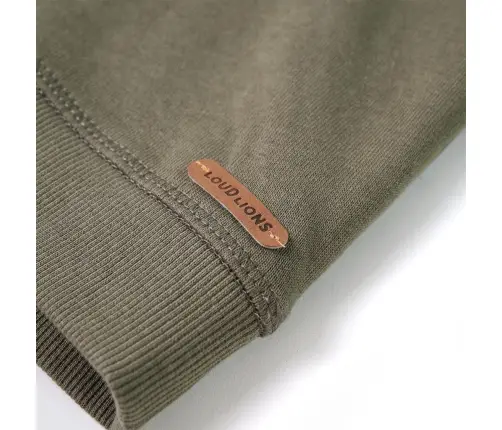 Bērnu Džemperis Ar Kapuci, Haki, 140