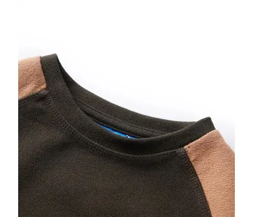 Bērnu Džemperis, Tumša Haki Krāsa, Gaiši Brūna Krāsa, 140