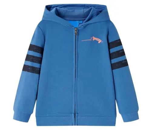 Laste Kapuutsiga Dressipluus, Tumesinine, 104