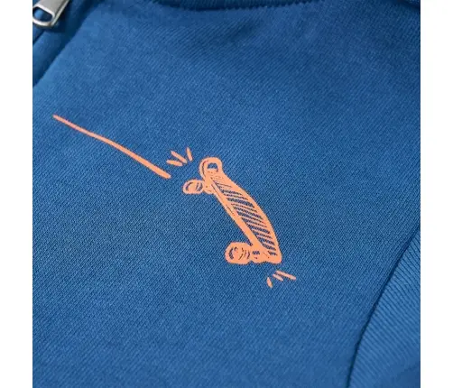 Bērnu Jaka Ar Kapuci, Zils, 128