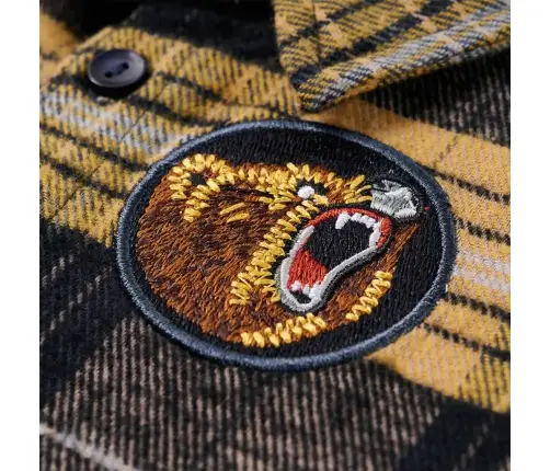 Laste Ruuduline Särk, Kollane Ja Must, 92