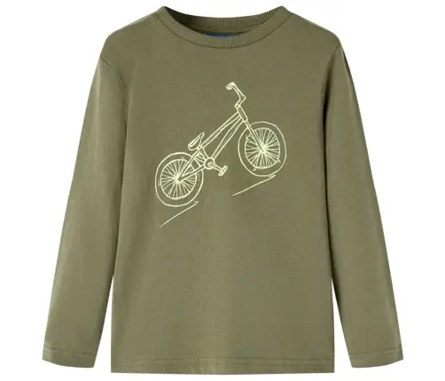 Bērnu Krekls Ar Garām Piedurknēm, Haki, 104