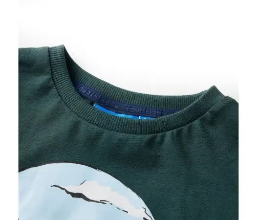 Pikkade Varrukatega Lastesärk, Tumeroheline, 128