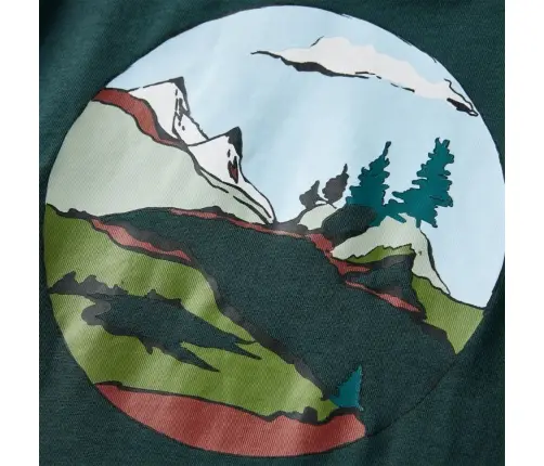 Pikkade Varrukatega Lastesärk, Tumeroheline, 128