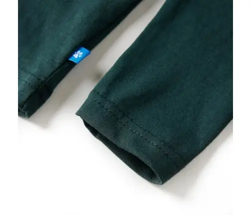 Pikkade Varrukatega Lastesärk, Tumeroheline, 128