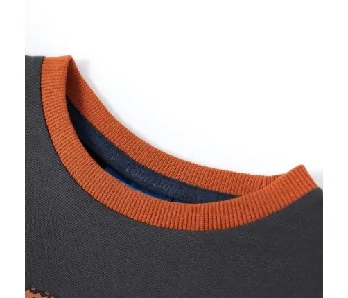 Bērnu Krekls Ar Garām Piedurknēm, Antracītpelēks, 104