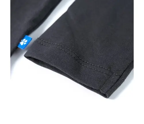 Bērnu Krekls Ar Garām Piedurknēm, Antracītpelēks, 128