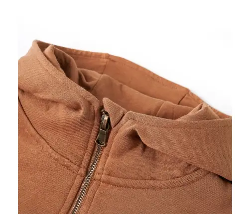 Laste Dressipluus, Kapuutsi Ja Poollukuga, Antratsiithall Ja Pruun,116