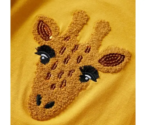 Pikkade Varrukatega Lastesärk, Tume Ooker, 92