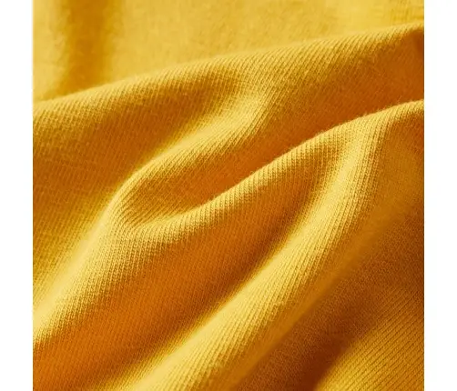 Vaikiški Marškinėliai Ilgomis Rankovėmis, Geltonai Rudi, 128 Dydžio