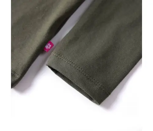 Bērnu Krekls Ar Garām Piedurknēm, Haki, 104