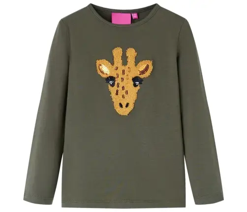 Pikkade Varrukatega Lastesärk, Khaki, 140