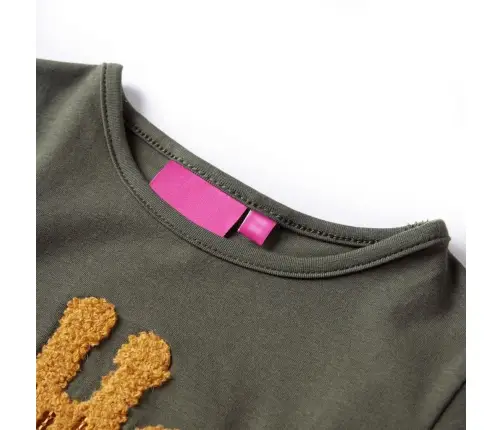 Pikkade Varrukatega Lastesärk, Khaki, 140