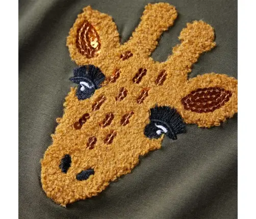 Pikkade Varrukatega Lastesärk, Khaki, 140