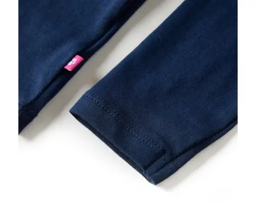 Vaikiški Marškinėliai Ilgomis Rankovėmis, Tamsiai Mėlyni, 116 Dydžio