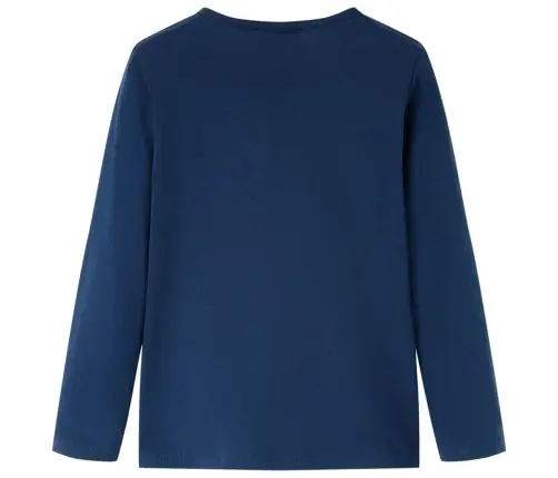 Vaikiški Marškinėliai Ilgomis Rankovėmis, Tamsiai Mėlyni, 140 Dydžio