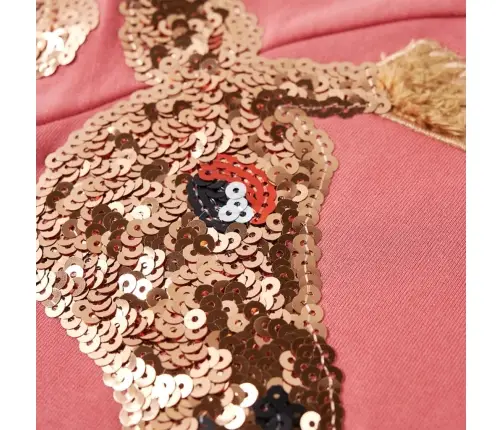 Vaikiškas Sportinis Megztinis, Sendintos Rožinės Spalvos, 128 Dydžio