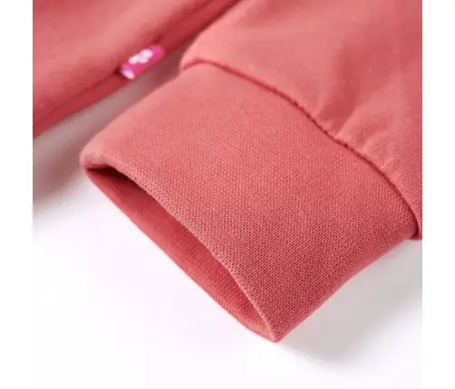 Vaikiškas Sportinis Megztinis, Sendintos Rožinės Spalvos, 128 Dydžio