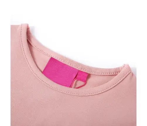 Vaikiški Marškinėliai Ilgomis Rankovėmis, Šviesiai Rožiniai, 104