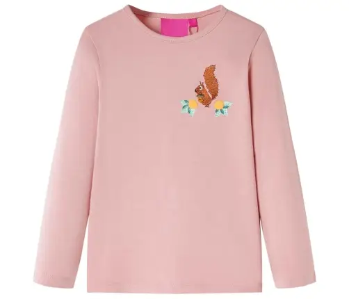 Pikkade Varrukatega Lastesärk, Heleroosa, 116