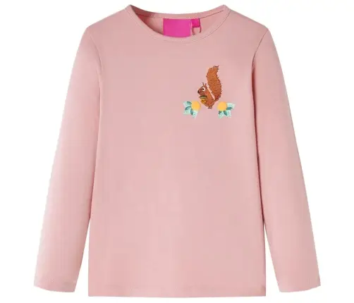 Pikkade Varrukatega Lastesärk, Heleroosa, 128