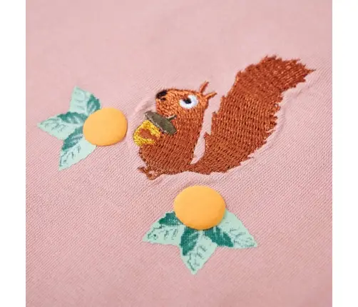 Pikkade Varrukatega Lastesärk, Heleroosa, 128