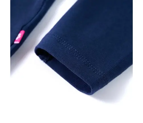 Vaikiški Marškinėliai Ilgomis Rankovėmis, Tamsiai Mėlyni, 116 Dydžio