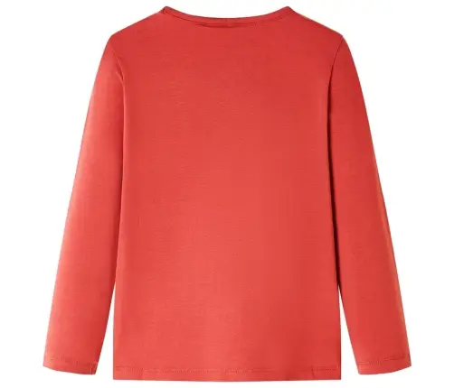 Bērnu Krekls Ar Garām Piedurknēm, Sarkanbrūns, 104