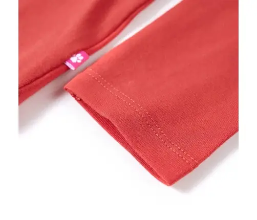 Bērnu Krekls Ar Garām Piedurknēm, Sarkanbrūns, 116