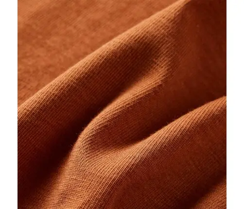 Bērnu Krekls Ar Garām Piedurknēm, Oranži Brūns, 92