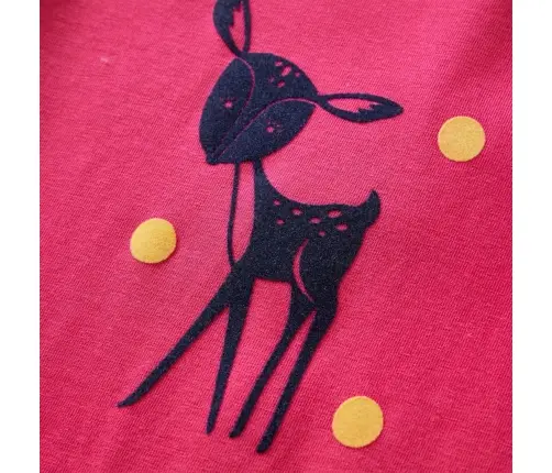 Bērnu Krekls Ar Garām Piedurknēm, Koši Rozā, 128