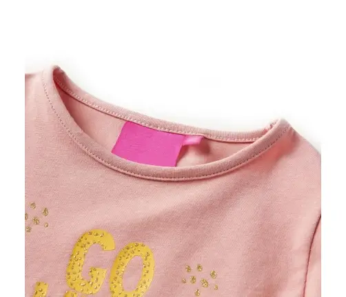 Pikkade Varrukatega Lastesärk, Heleroosa, 140