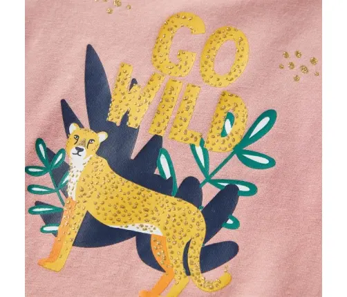 Pikkade Varrukatega Lastesärk, Heleroosa, 140