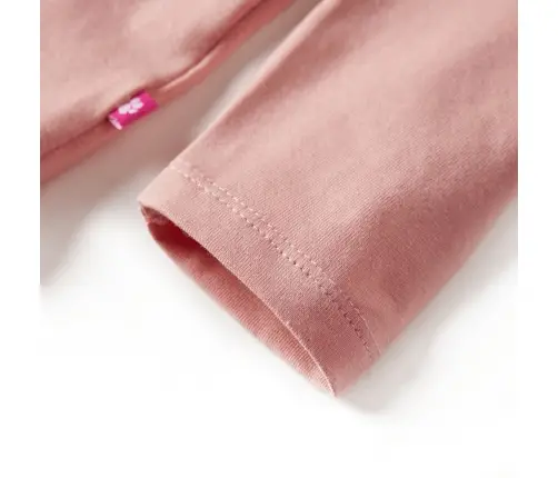 Pikkade Varrukatega Lastesärk, Heleroosa, 140