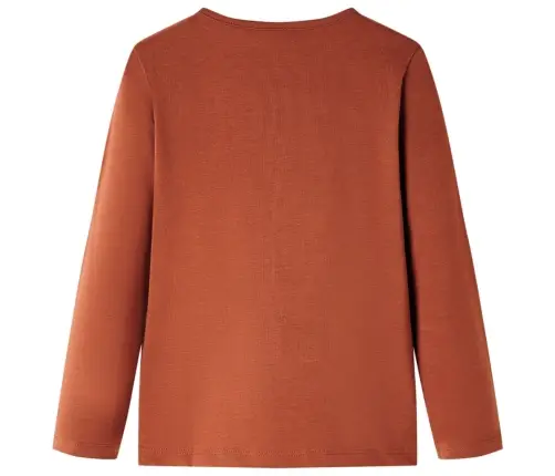 Pikkade Varrukatega Lastesärk, Konjakipruun, 128