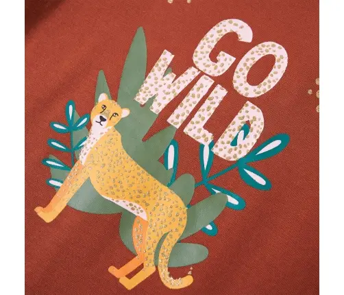 Pikkade Varrukatega Lastesärk, Konjakipruun, 128