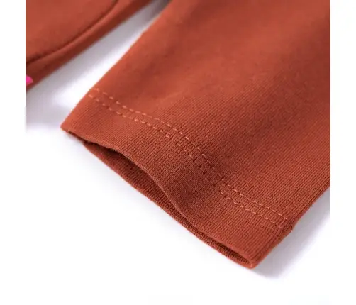 Pikkade Varrukatega Lastesärk, Konjakipruun, 128