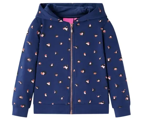 Bērnu Jaka Ar Kapuci, Tumši Zila, 92