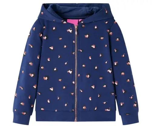 Bērnu Džemperis Ar Kapuci, Tumši Zils, 116
