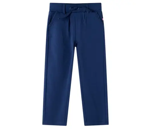 Bērnu Bikses Savelkamu Aukliņu, Tumši Zilas, 140