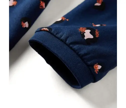 Pikkade Varrukatega Laste Kleit, Tumesinine, 92