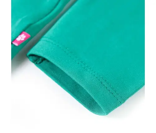 Vaikiški Marškinėliai Ilgomis Rankovėmis, Ryškiai Žali, 116 Dydžio